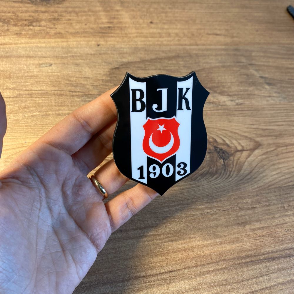 Beşiktaş Lisanlı Logo Magnet