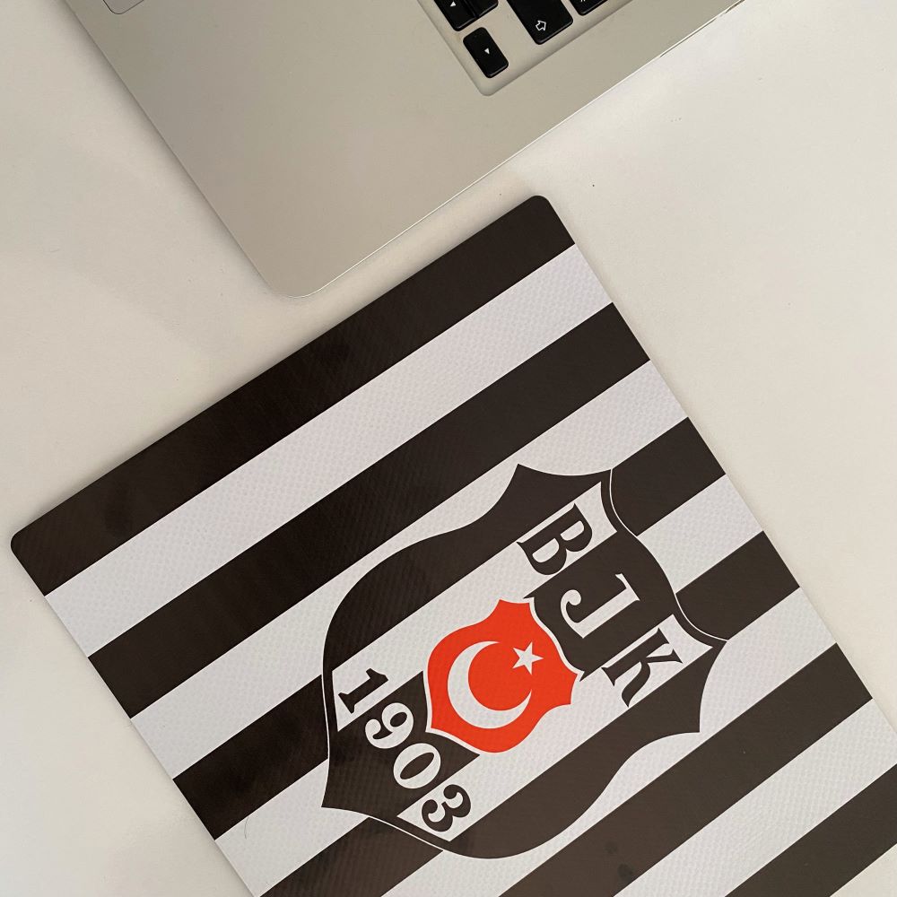 Beşiktaş Lisanslı Çubuklu Bjk Logo Mousepad